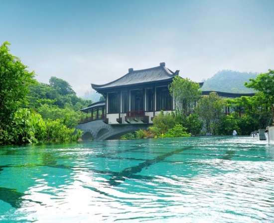 惠州中海汤泉度假村室外泳池