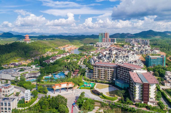 台山颐和温泉城度假区全景