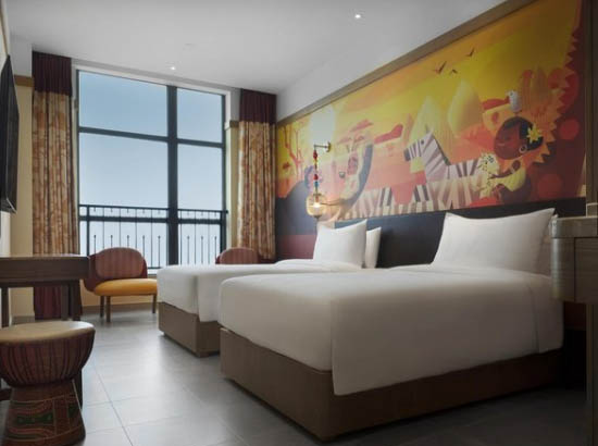 中国海南海花岛度假区欧堡酒店标准双床房