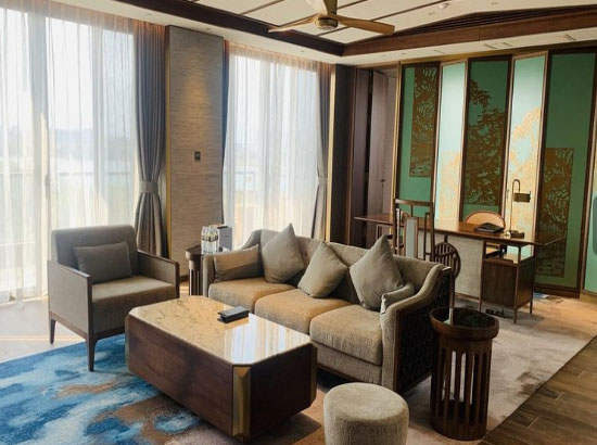 博鳌亚洲论坛会议中心东屿岛度假区套房客厅(亚洲论坛大酒店)