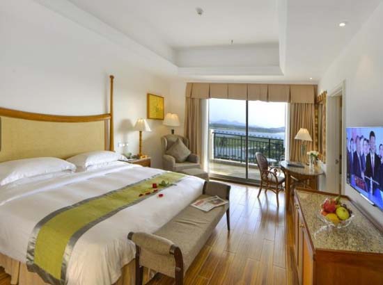 博鳌亚洲论坛会议中心东屿岛度假区万泉河景大床房(金海岸大酒店)