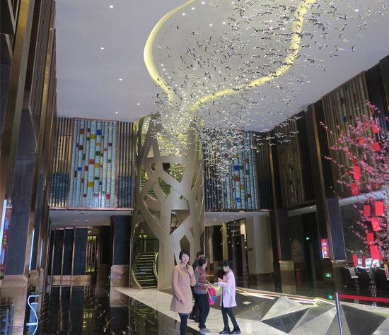 广州从化碧泉空中温泉酒店大堂