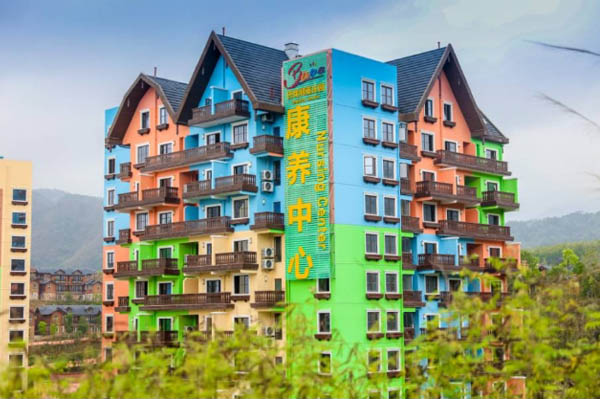 河源巴伐利亚庄园温泉度假区康养度假酒店外观