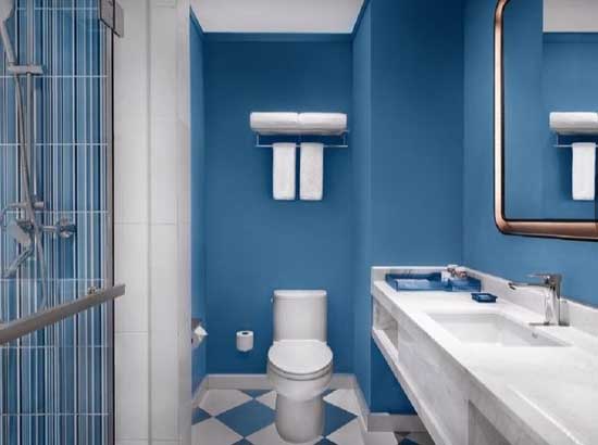 海花岛欧堡度假酒店客房沐浴间